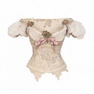 Blood Supply Cupid's Casket of Poems Edward Off-Shoulder Puffed Sleeve Top(Full Payment Without Shipping)